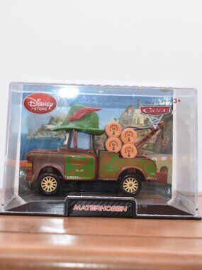 Materhosen Cars 2 Disney Store Pixar Cars Diecast Metal with Display Case Sealed